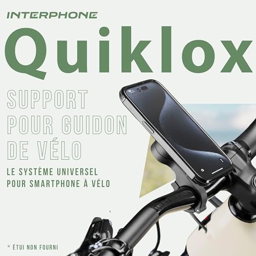 Support portable pour accrochage rapide vélo de course Interphone