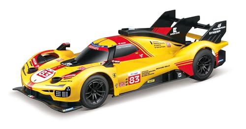 DESIGN AUTENTICO AF CORSE – Scopri la spettacolare Ferrari 499P Hypercar (2024) con il sorprendente numero di partenza 83. La fedele finitura gialla Racing Team rende questo modello con licenza in scala 1:24 un pezzo da collezione indispensabile per gli appassionati di Ferrari e gli appassionati di sport motoristici