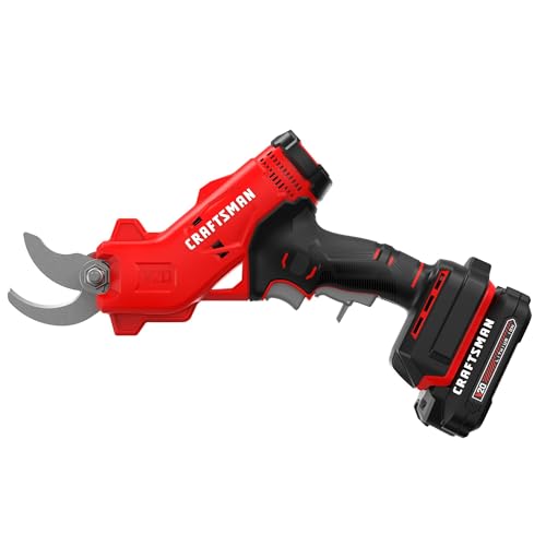 CRAFTSMAN V20 Cordless Electric Pruner, Pruning Shears for Gardening, 2 Ah Battery and Charger Included, Electric Pruning Shears, Tree Pruner (CMCPR320C1) - image 8