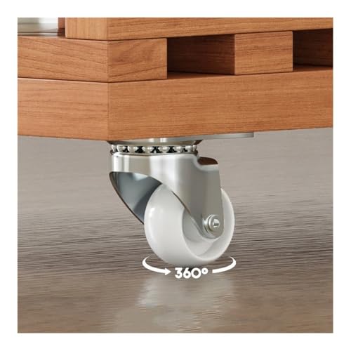 Soporte para torre de computadora CPU Soporte de oficina estante de almacenamiento portátil con ruedas para disipación de calor (Marrón) miniatura 4