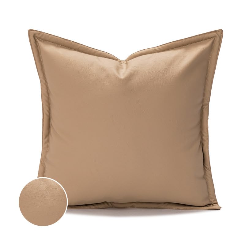 Housse de coussin décorative 45x45 beige G moderne rustique salon et canapé