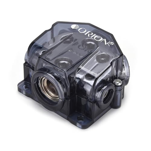Orion XTR DB10102428 Power Ground Distribution Block, 1x 0/2 Gauge in ONE 0 Input for 2x 4 Gauge 2x 8 Gauge Output, For Car Audio Amplifier | Auto Parts, Automotive, Marine, Motorcycle, Trucks, RV