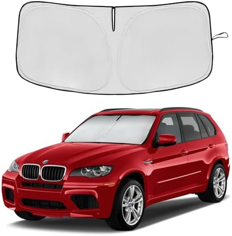 Amazon.com: Windshield Sun Shade for BMW X5 2019-2024 Double Layer 240T ...
