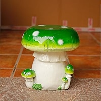 Nightstands, Cute Garden Mushroom Table Stool Outdoor