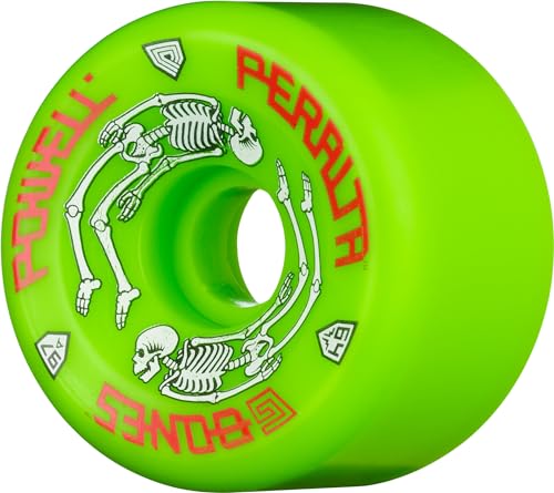 POWELL PERALTA WSBAPPG26497G4 - Rueda de Skateboard, Color Verde, Talla 64 mm