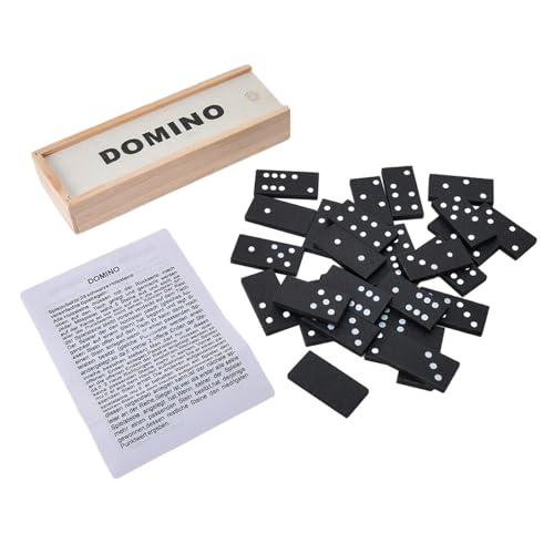 Set de Dominó Double Six con Estuche de Madera miniatura 1