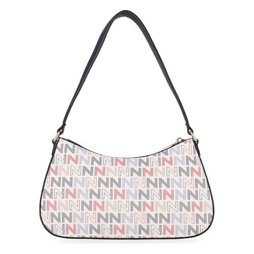 Image of Nautica Voyager Hobo Bag for Women, Vegan Leather Women's Purse, Large Shoulder Handbag with Zipper Closure