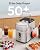 EUHOMY Nugget Ice Maker Countertop, Ready in 7 Mins, 35Lbs/24H Pebble Ice Maker Machine, Self-Cleaning Countertop Sonic Ice Makers with Ice Scoop&Basket, Pellet Ice Maker for Home, Stainless Steel