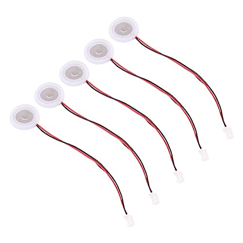 Balacoo 5pcs oul diffuser mist maker diffuser 16mm ceramic disc atomizing transducer ceramics discs battery powered fog machine Air Humidifier Atomizing Head fog mister mini white LED