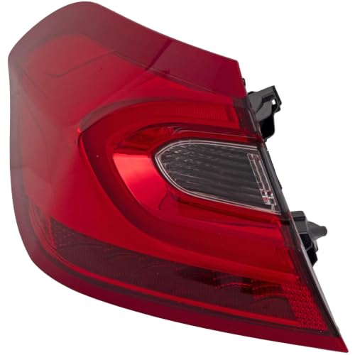 Feu arrière gauche pour Ford Fiesta VII 2017-2021 sans porte-ampoule
