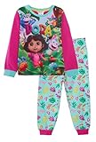 Toujours garanti avec notre tissu en coton doux soigneusement choisi. Ces ensembles officiels Dora l'Explorer sont fabriqués à partir d'un mélange de coton doux de luxe, entièrement lavable en machine et résistant. Nous avons inclus des bas et des manches resserrés, ainsi qu'une taille élastique pour un ajustement parfait. Achetez en toute confiance dans notre pyjama de luxe de marque.