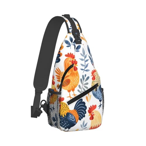 Mochila tipo bandolera con diseño divertido unisex miniatura 2