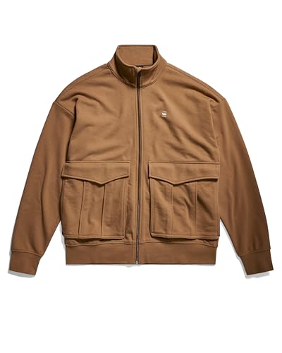 Miniatura 5 de G-Star Para Hombre Sudadera Rovic Zip Through Loose, Marrón Dk Fawn D24465-D566-7172 , M