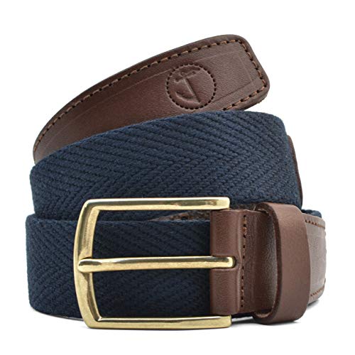 Ceinture en toile et cuir Seajure idéale pour vos sorties en bord de mer