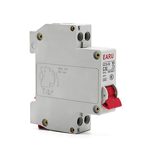 Dz30-32 Dpn 1P+N Mini Circuit Breaker Mcb 6A 10A 16A 20A 25A 32A Din Rail Mounting Cutout Miniature Household Air Switch Oem Diy (Rated Current: 20A) #TOP4