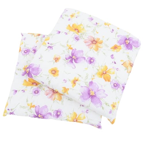 CB Home & Style Sitzkissen Stuhlkissen Blumen Dekokissen 2er-Pack 40x40cm (Blüte violett/gelb) CB Home & Style Sitzkissen Stuhlkissen Blumen Dekokissen 2er-Pack 40x40cm (Blüte violett/gelb)