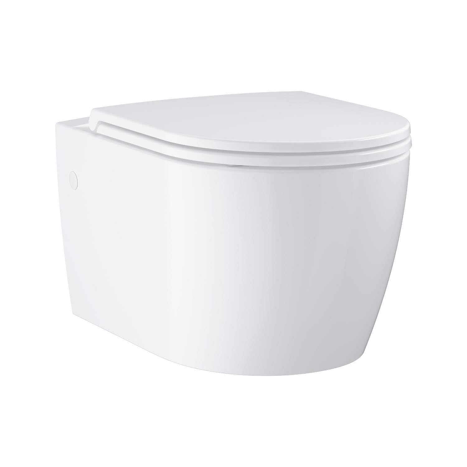 GROHE Wand-WC-Set Wand-WC-Round Start Round, Unterputzspülkasten, Soft-Close Deckel, alpinweiß, 103848SH00
