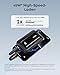 Anker Zolo Powerbank, 20.000mAh 45W Max. portables Schnellladegerät mit Zwei integrierten USB-C Kabeln, 1x USB-C und 1x USB-A Port, Akkupack für iPhone 17/16/15 Serie, Samsung, MacBook, iPad und mehr