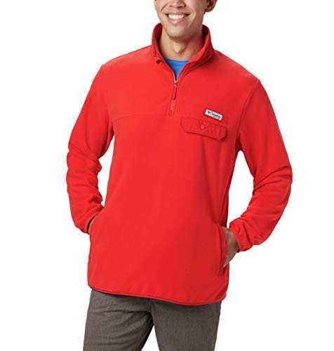 Forro Polar Harborside II Columbia Hombre Pulóver con Cuello de Botones Azul