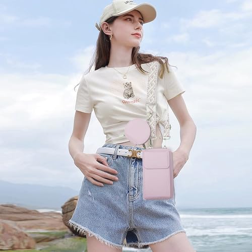 Small Crossbody Bags for women Trendy Leather Phone Wallet Purses Handbag with adjustable strap2