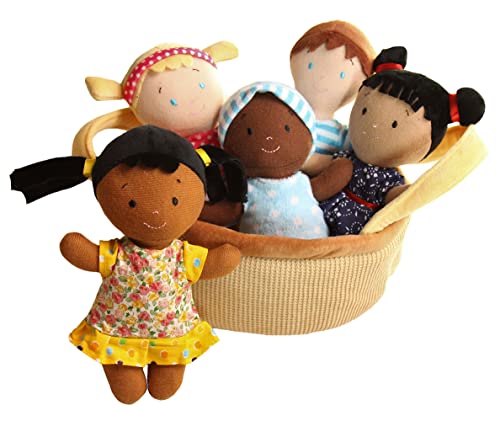 Basket-of-Buddies-8-Plush-Diversity-Dolls-Toddler-Dolls-Preschool-Dolls-Multicultural-Dolls-Set-of-5 Basket of Buddies 8 Plush Diversity Dolls Toddler Dolls Preschool Dolls Multicultural Dolls Set of 5