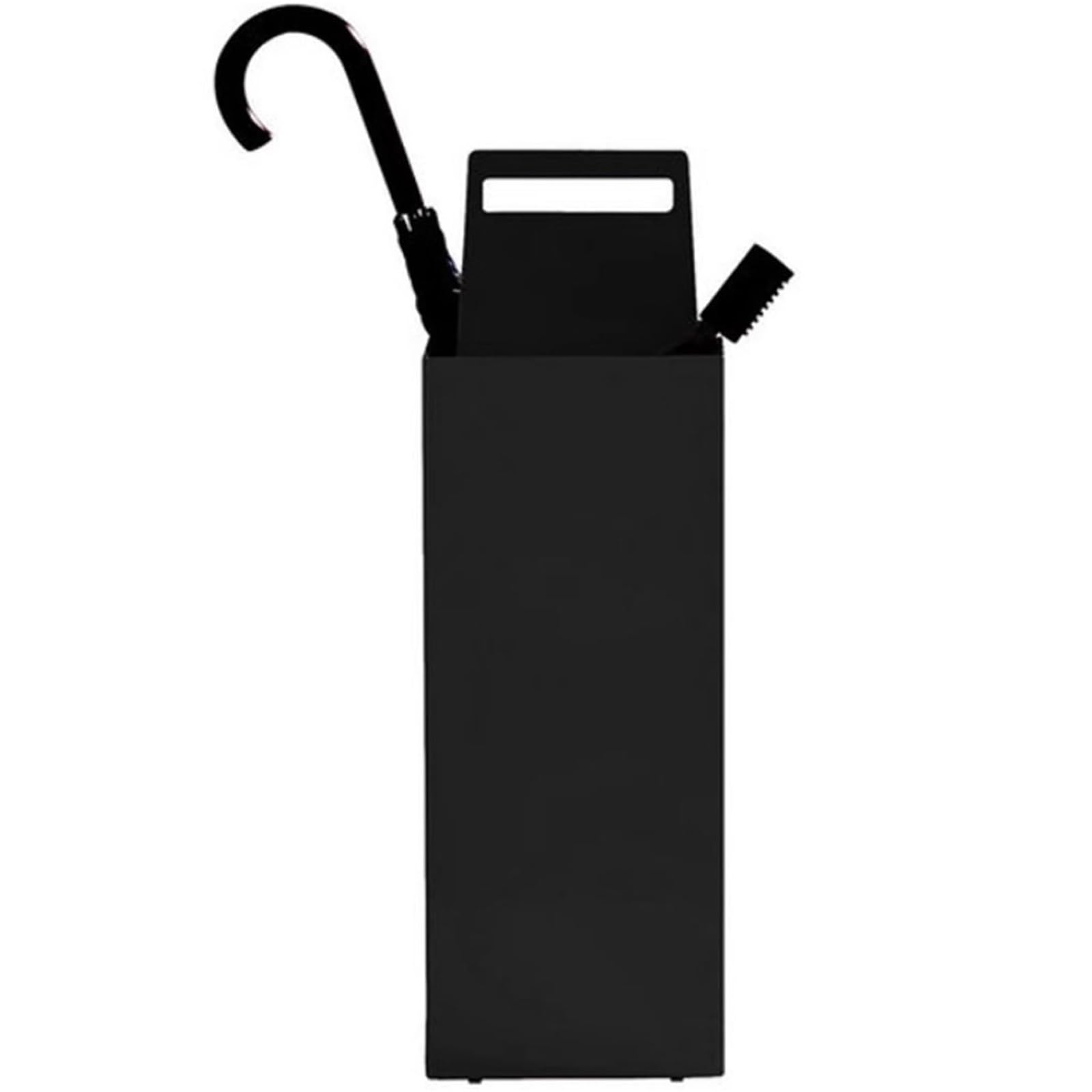 SBJKLYRN umbrella stand, Umbrella Basket For Entryway Minimalist, Freestanding, Tall Commercial, With Handle(Black)