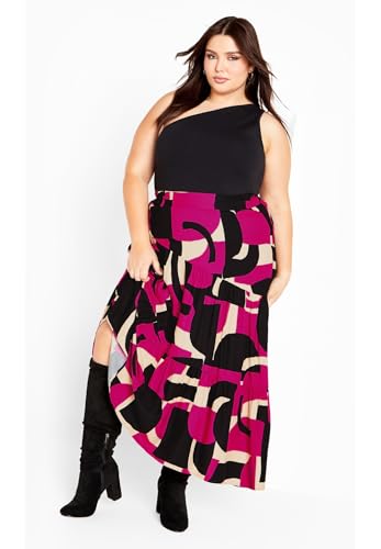 Women's Plus Size Saskia Tiered Skirt2