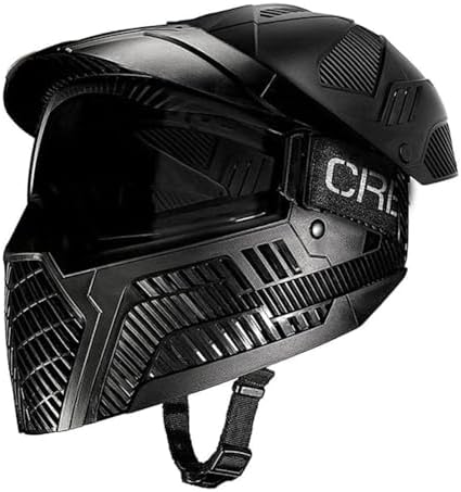 Carbon Paintball Carbon OPR Full Head Coverage Thermal Paintball Goggles Mask - Black