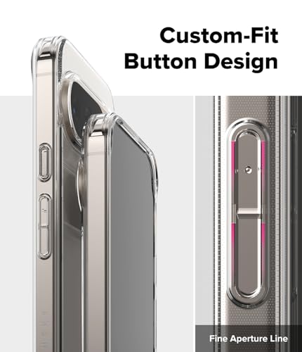 Image of Ringke Fusion Compatible with Google Pixel 10 Pro / 10 Case [Scratch Resistant Hard Back] Slim Transparent Protective Back Cover with Shockproof Bumper - Clear