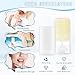 50 Pack 0.5 oz/15ml Clear Deodorant Container,Empty Oval Twist-Up Plastic Tubes Portable Containers for Chapstick,Large Lip Balm,Lotion Bar Sticks,Perfume Solid Lotion,Sunscreen-Pocket Deodarant Tube