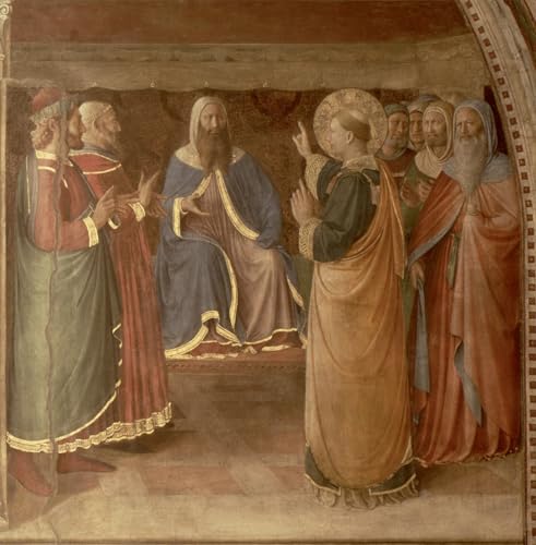 Toile Fra Angelico Saint Etienne - Réparer un Mur Vide 60x90cm