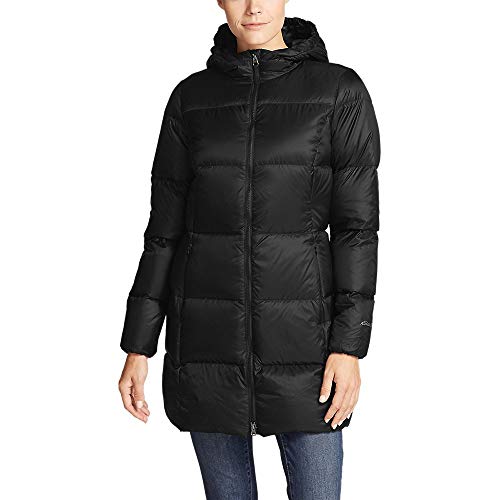 Eddie Bauer Women's Luna Peak Down Parka, Black Regular M