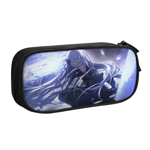 プロジェクトセカイ 宵崎奏 ペンケース 文具ケース ペンポーチ 筆袋 文具収納 小物入れ 収納ポーチ 耐用 小学生 中学生 高校生 Black