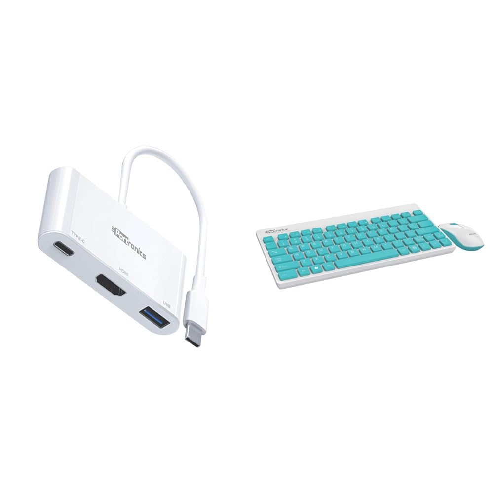 Portronics C-Konnect Type C to HDMI Adapter (3-in-1), Multiport USB C Hub with 4K@30Hz, USB 3.0 @ 5G-image-38