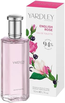 Yardley of London Eau De Toilette Spray for Women, English Rose, 1.7 Ounce