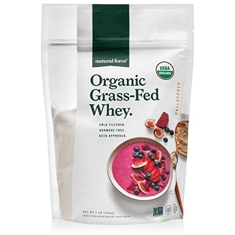 Natural Force Grass Fed Organic Whey Protein Powder Cover