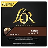L'Or Espresso Café - 200 Capsules Forza Intensité 9 - compatibles Nespresso®* (lot de 10 x 20)