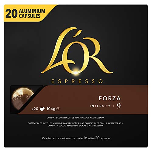 咖啡 - 200 粒 Forza Intensity 9 胶囊 - 兼容 Nespresso®*(10 x 20 包)