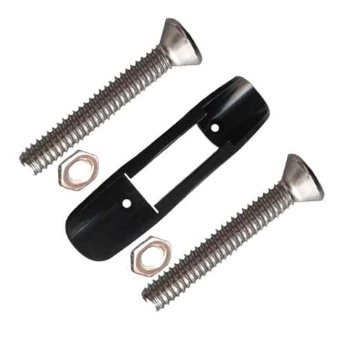 HANABASS Kayak Paddle Clamp Screw Mount Paddle Holder Clip for Canoes Universal Buckle for Kayak