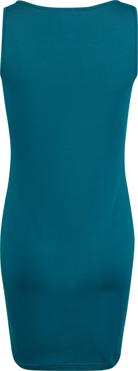 RED by EMP Damen schwarz/petrolfarbenes kurzes Kleid