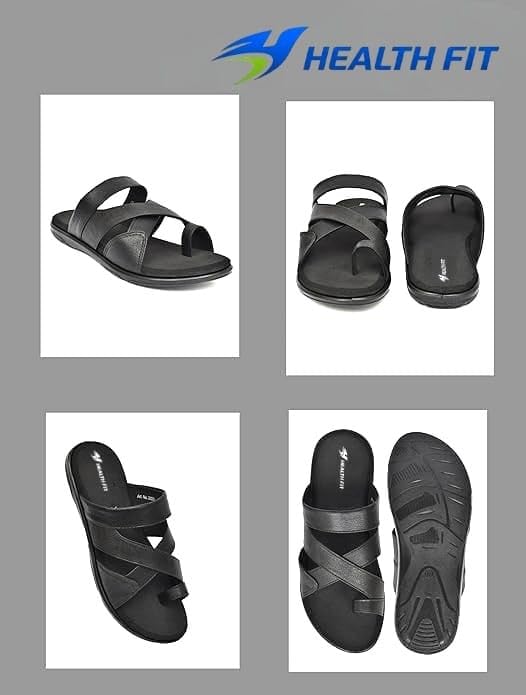 Image of HEALTH FIT Extra Soft Diabetic & Orthopedic Slippers /Doctor Chappal & Foortwear-Men