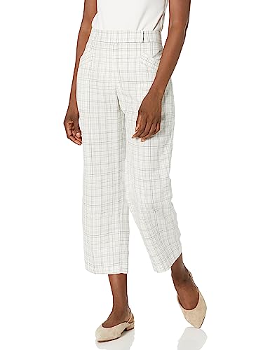 Club Monaco Women's Plaid Linen Pant