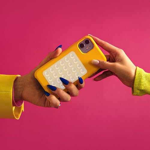 HOWILIM 2 peças de suporte de capa de telefone com sucção, suporte de telefone de brinquedo fidget m