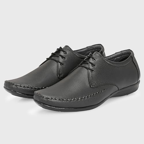 Image of Centrino Formal Shoe for Men | Cushioned Insole for Better Comfort | Stylish Lace-Up for Boys | Perfect for Office Wear & Formal Dress (9786)