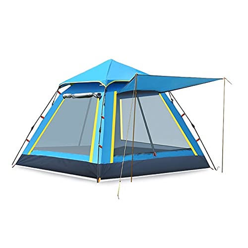 Carpa automática para camping 3-4 personas azul cielo miniatura 1