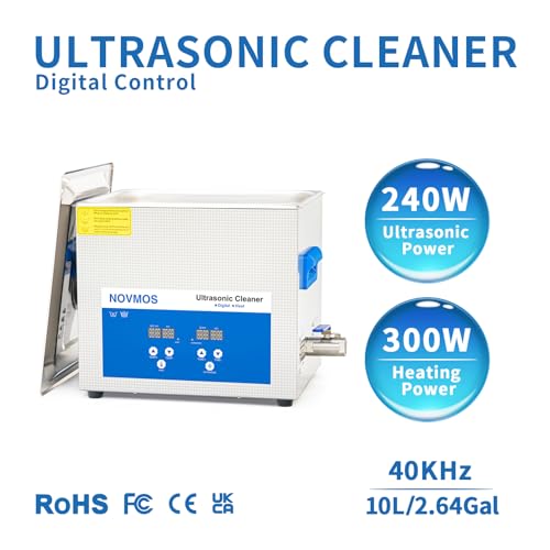 Novmos XY-40D Ultrasonic Cleaner - Novmos 10L Ultrasonic Vinyl Record Cleaner,Professional Ultrasonic Cleaner,Sonic Cleaner thumb #4