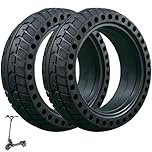 BITUME | Pneus Pleins pour Trottinette Électrique Dualtron Mini | 2x Pneus Increvables 8,5 Pouces pour Trottinette Électrique Roue Avant et Arrière | Pneu Anti Crevaison et Anti Dérapant