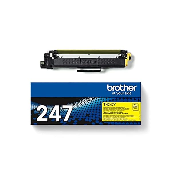 Brother Original Jumbo-Tonerkassette TN-247Y Gelb & TN-243C Tonerkassette DCP-L3510CDW/-L3550CDW, HL-L3210CW/-L3230CDW…