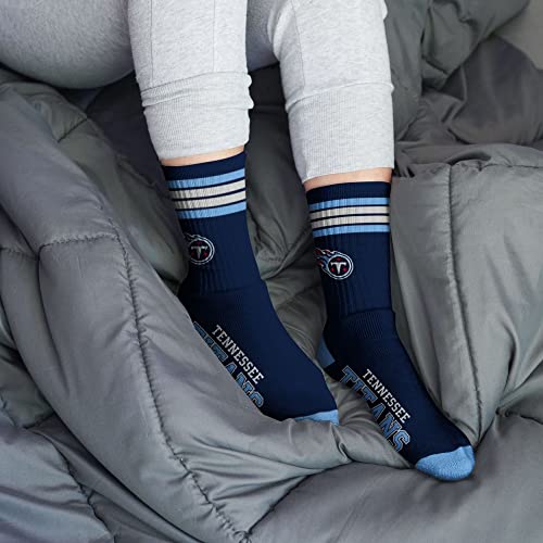 For Bare Feet V-504-978912 -4STD22 Nfl Youth 4 Stripe Deuce Crew Sock thumb #4