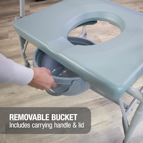 Dmi 802-1204-0300 Drop Arm Portable Toilet Commode thumb #2